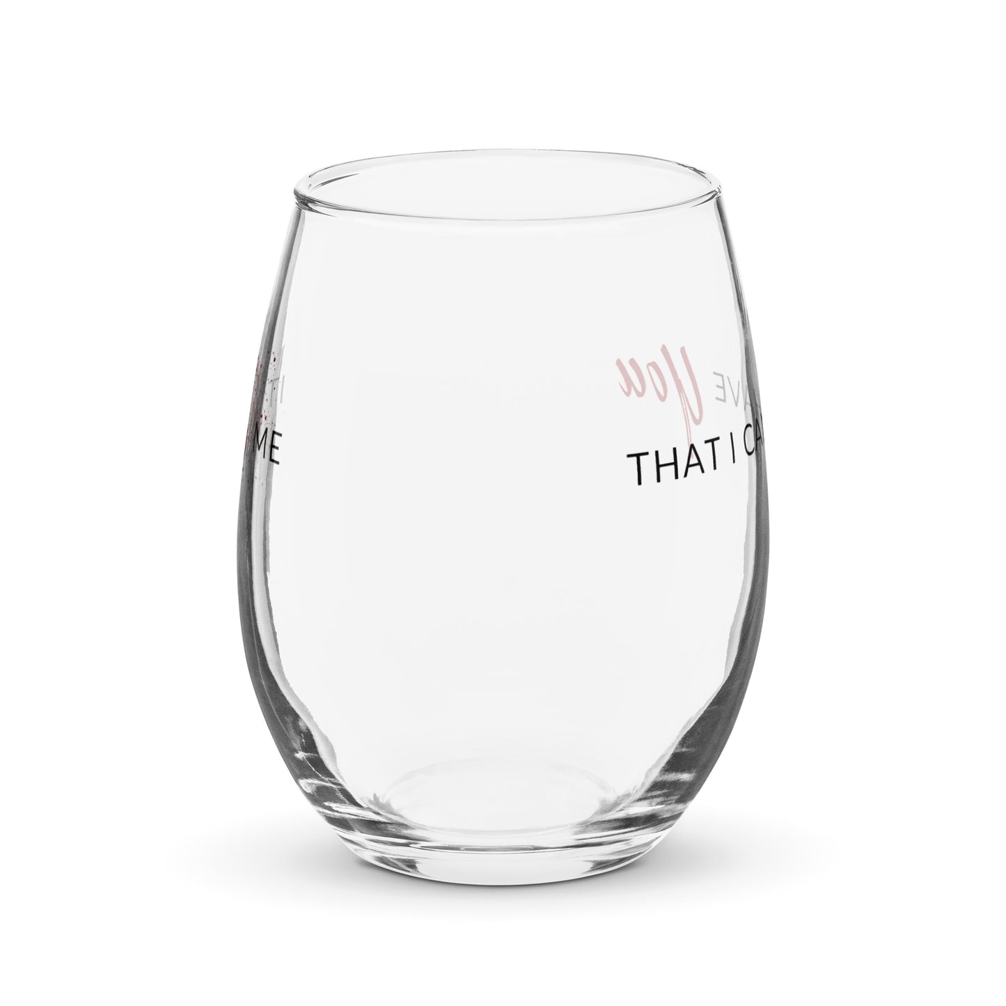 It Kills Me Wineglass