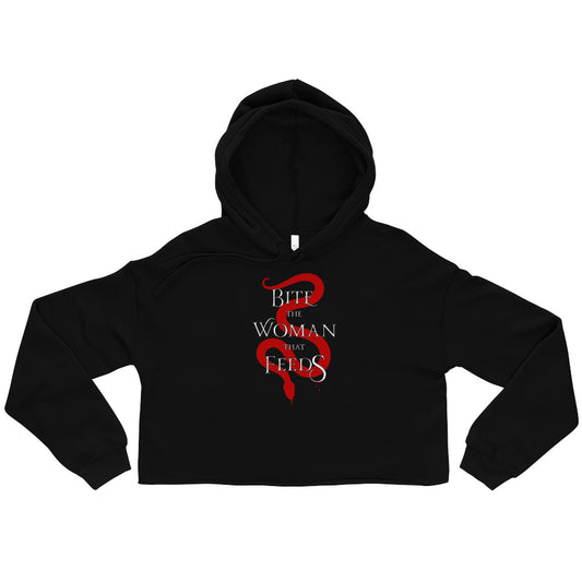 Fang's Red Crop Hoodie With Favorite Quote!