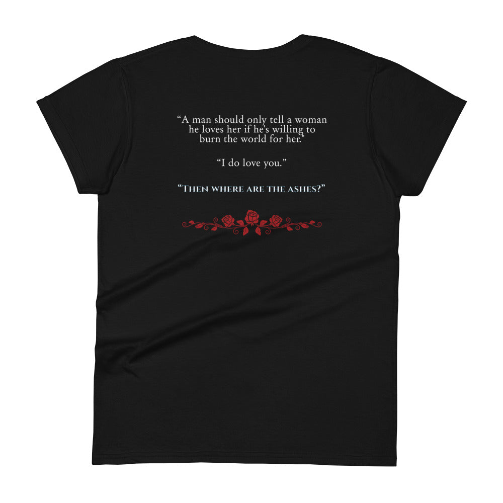 Fang's Red Short Sleeve With Favorite Quote!