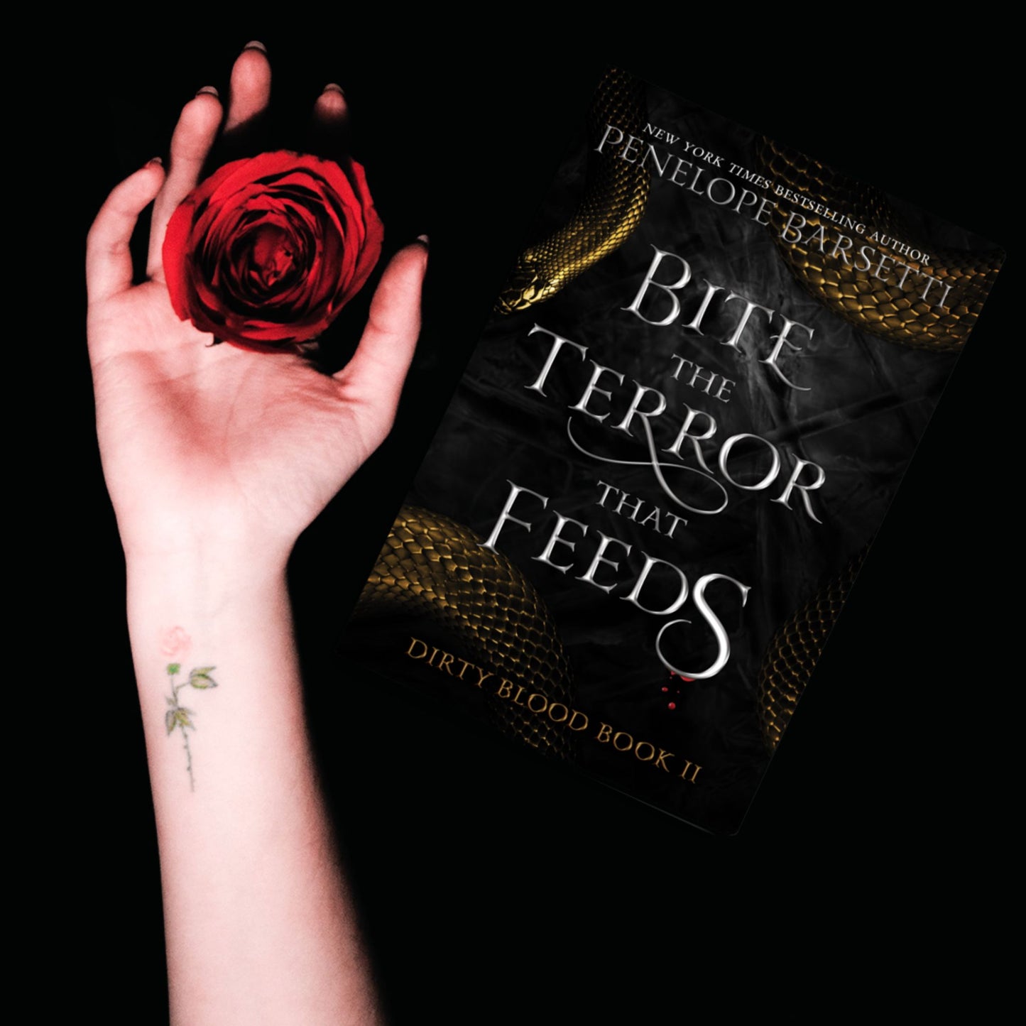 Bite The Terror That Feeds Signed Paperback - Dirty Blood #2